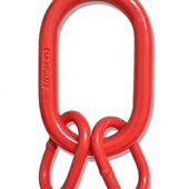 起重强力环子母环高强度起重吊环子母环模锻椭圆吊环吊装 工具配件