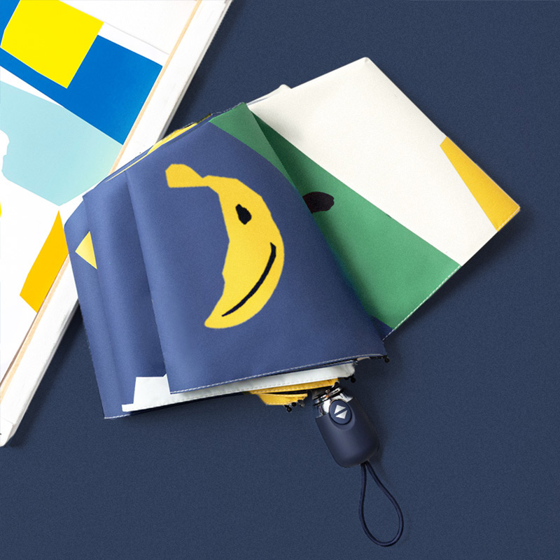 知伞全自动遮阳晴雨伞两用复古小巧便携防晒防紫外线女折叠太阳伞