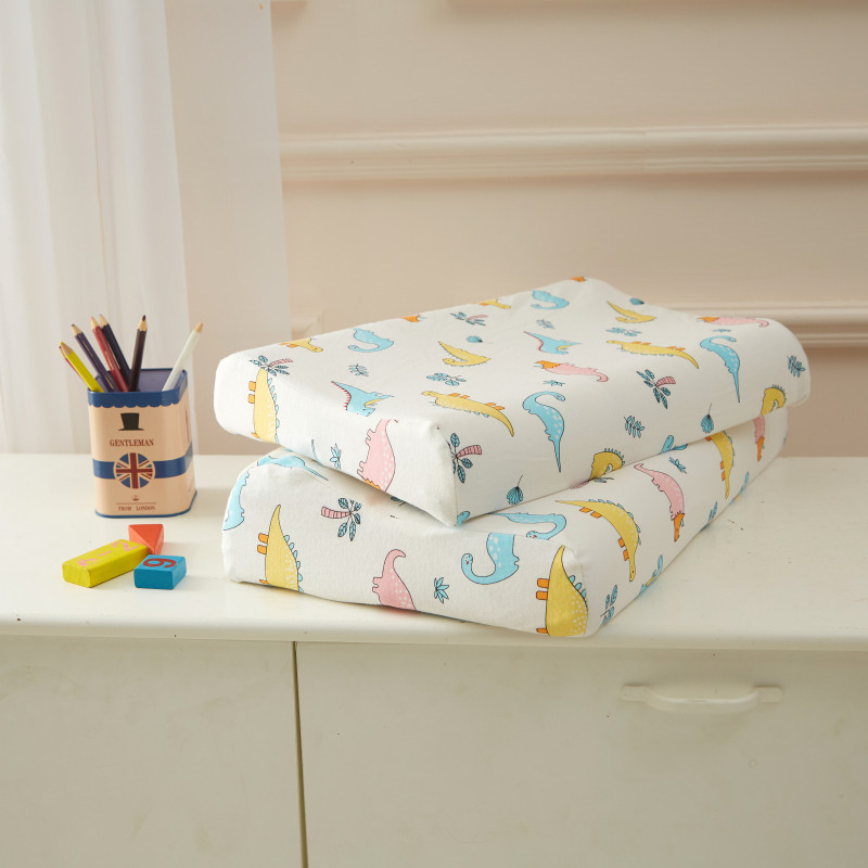 儿童乳胶枕头夏季吸汗宝宝婴幼儿园卡通午睡学生四季通用1-3-16岁