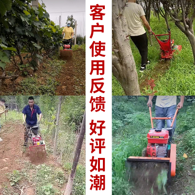 汽油除草神器割草机收割工具连根神器锄根锄草机割草机农用收割机