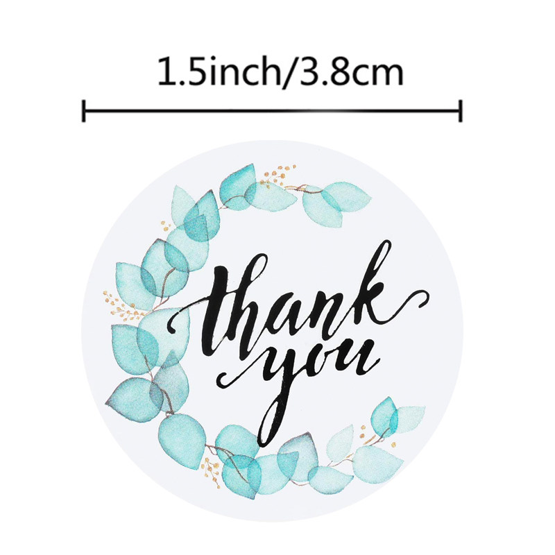 蓝色绿松石谢谢贴纸圆形礼物封口标签手工礼品包装鲜花花束装饰,文具电教/文化用品/商务用品,贴纸/立体贴纸,淘宝优惠券,粉丝福利购,淘宝优惠卷