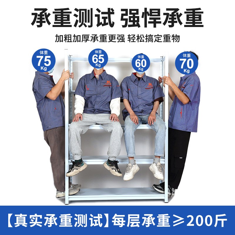 置物架多层收纳架落地货架仓库家用厨房阳台储物架杂物间超市商用