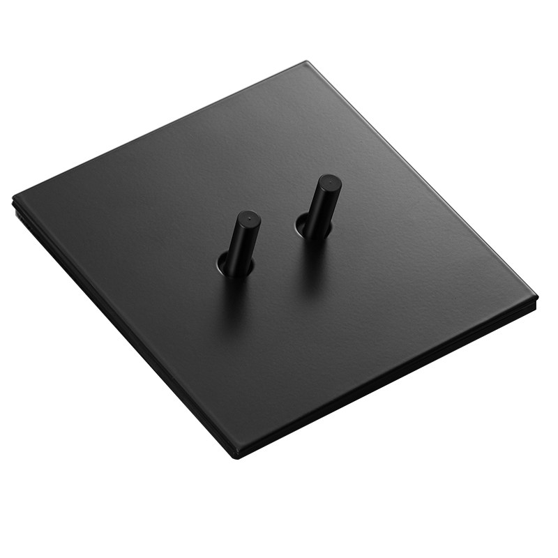 铜手拨杆开关面板极简现代86型哑光黑纯白金属家用插座面板设计师,电子/电工,开关插座套装,淘宝优惠券,粉丝福利购,淘宝优惠卷