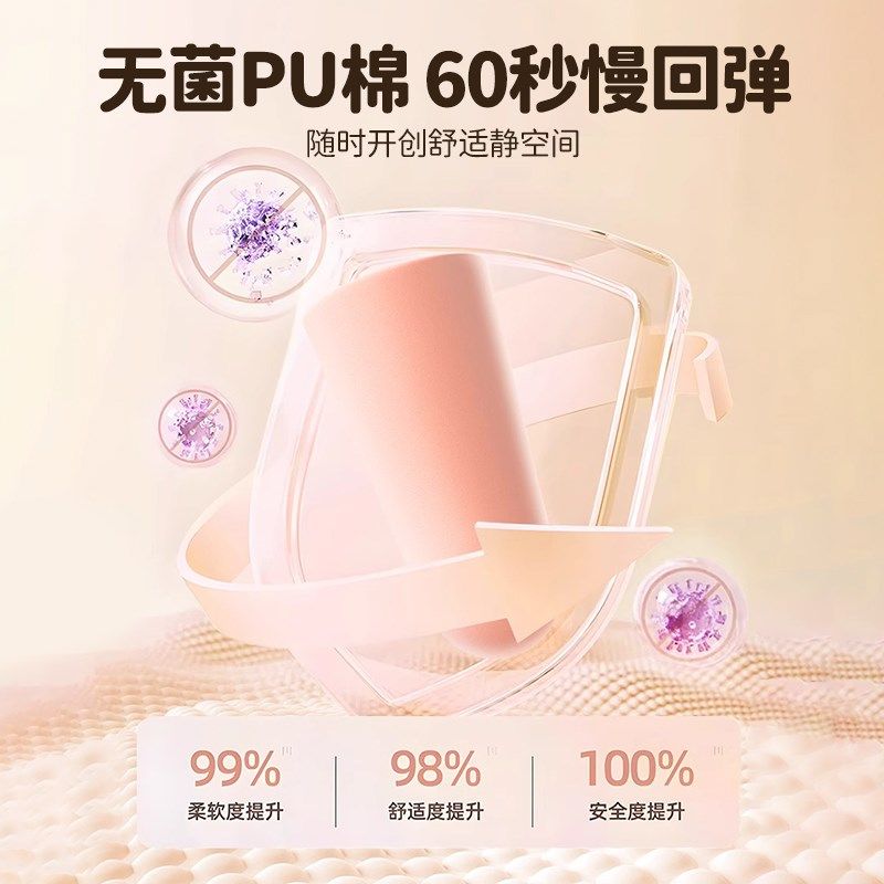 隔音耳塞睡眠不伤耳朵隔音学习睡觉打呼噜防吵降噪静音神器,居家日用,隔音耳塞,淘宝优惠券,粉丝福利购,淘宝优惠卷