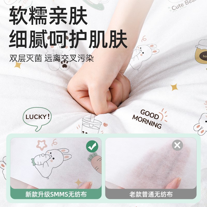 火车卧铺一次性床单睡袋酒店旅行软卧隔脏三四件套旅游加厚便携式