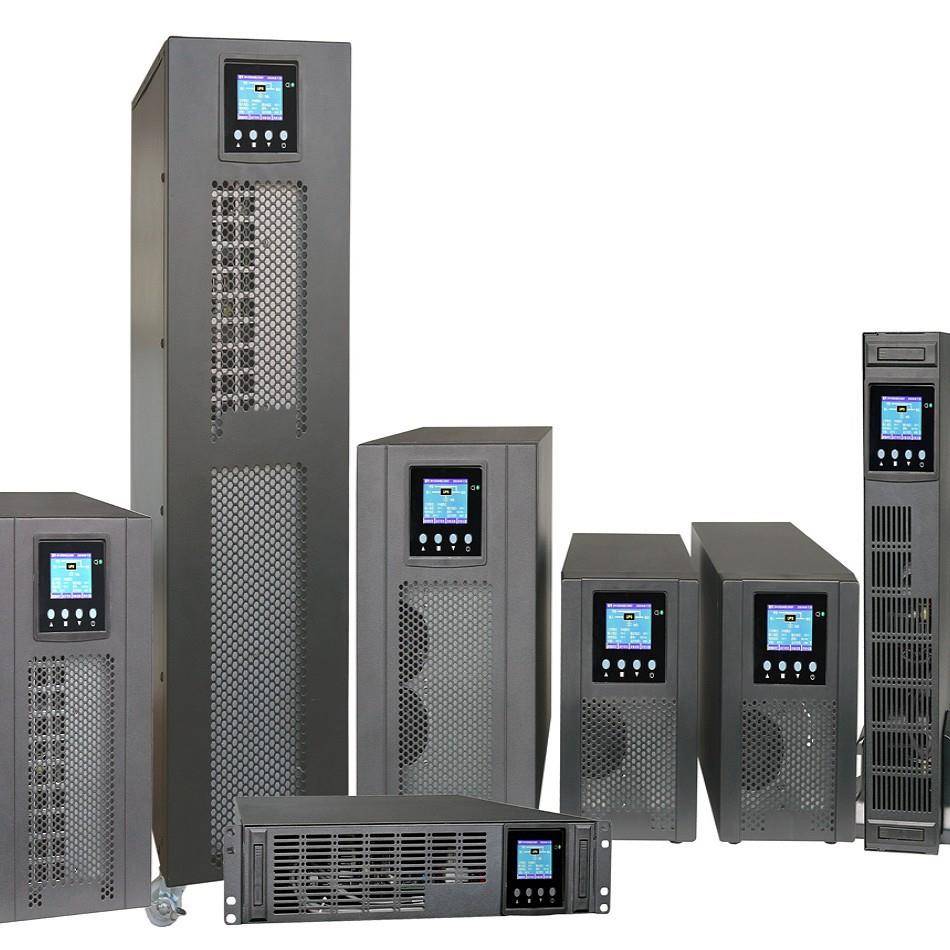工厂在线式UPS不间断电源6KVA/6000W逆变电源机房服务器备用电源