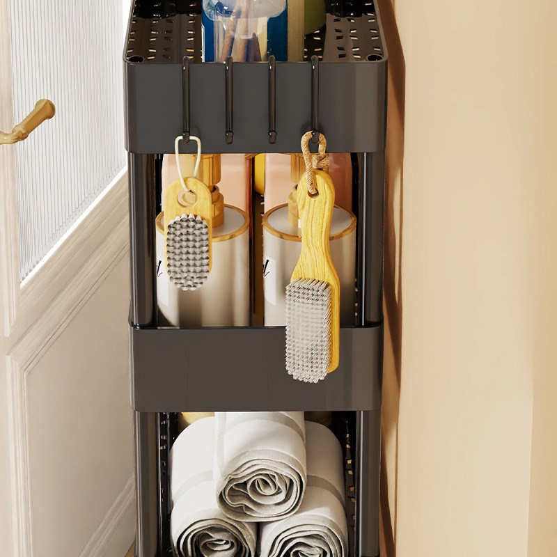 10公分cm夹缝收纳柜超窄缝柜极窄缝隙厨房N薄柜置物架夹缝柜窄架