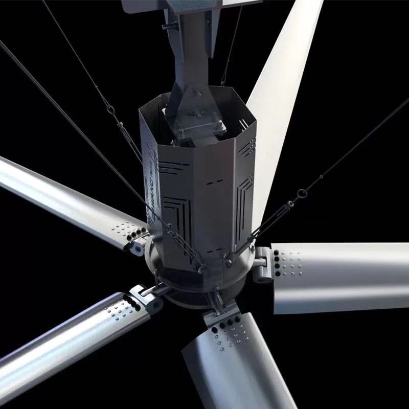 永磁工业大吊扇7米3车间大x型电风扇仓库大风力厂房大功率吊扇