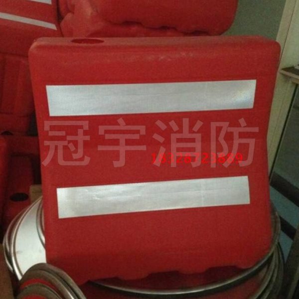 红白新款墩塑料小水马 隔离栏 交通设施防撞桶防撞桶标志