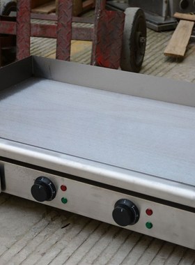 820电扒炉商用铁o板烧设备电平趴锅煎烤烧商用手抓饼机器