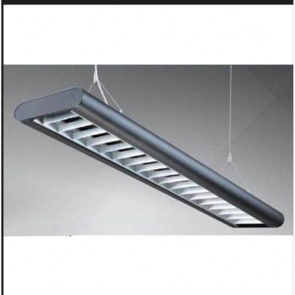 长条双灯管T5t8led格栅灯600荧光灯盘天花灯平板灯圆角教室组合灯