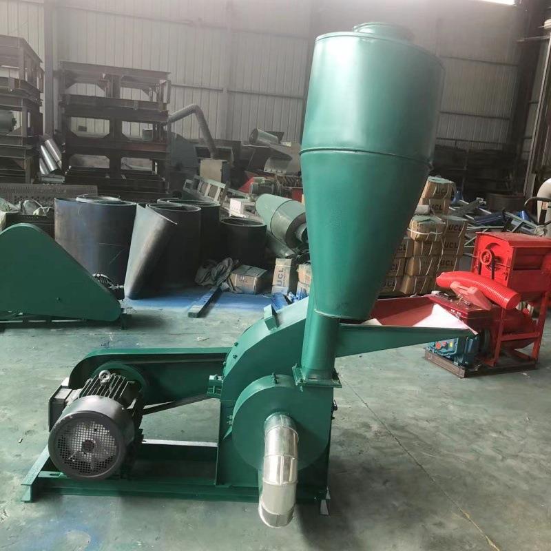 油茶饼花生皮粉碎机稻草秸秆饲料粉糠机果渣稻壳甩锤式粉碎机