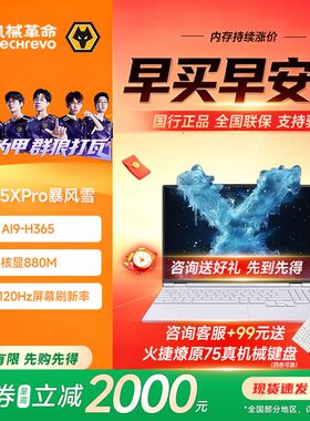 机械革命无界暴风雪轻薄时尚商务
