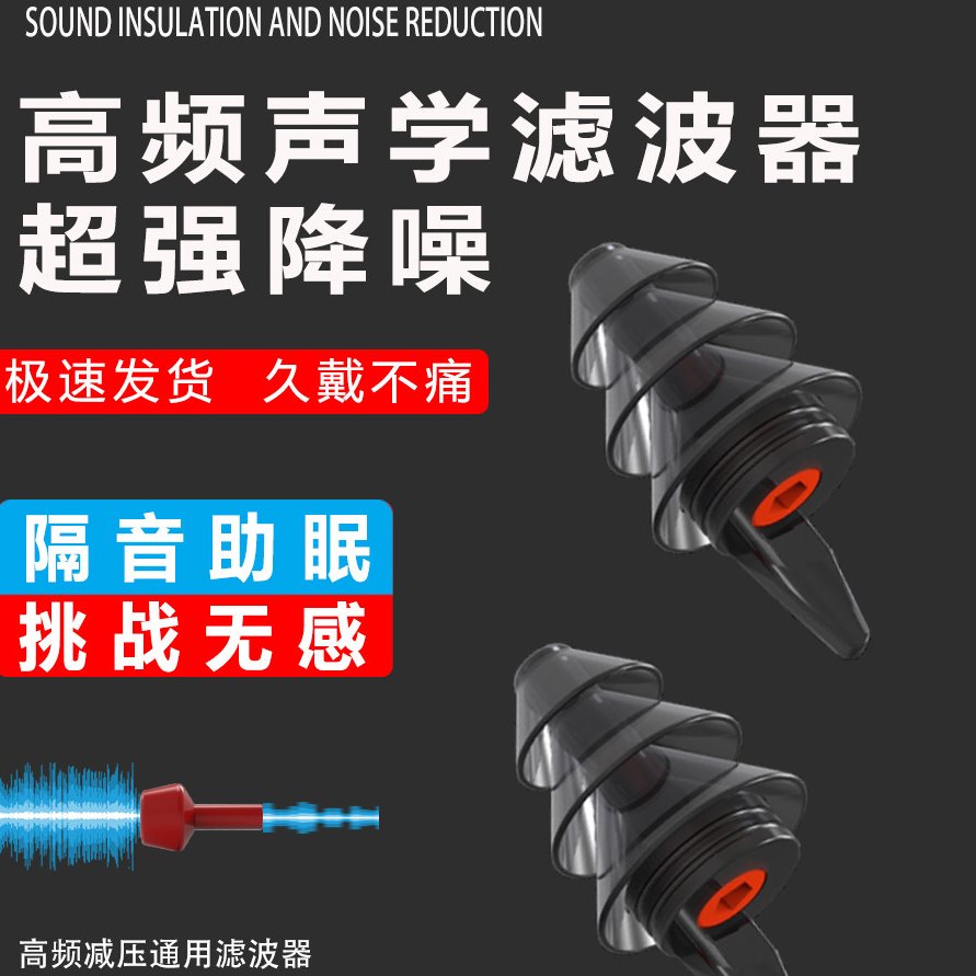 LORMUYO耳塞睡眠睡觉专用超强防噪音宿舍学生降噪静音神器舒适
