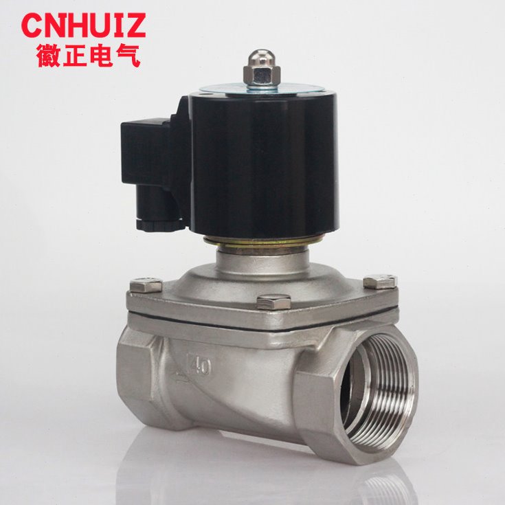 DN40气阀煤气天燃气沼气2T-400-40B不锈钢电磁阀1寸半 24V 220V