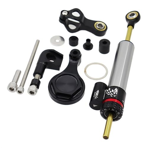 适用雅马哈R1YZF-R6改装钛尺码方向阻尼固定支架转向平衡杆缓冲器