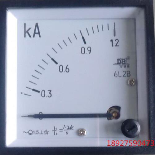 广东德庆电表厂 DB 德表 交流电流表6L2B-1.2KA 1200/5A 6L2-A