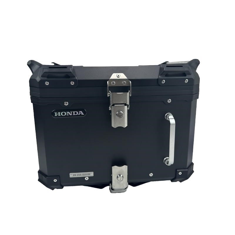 适用本田摩托车铝合金尾箱后备箱踏板车电动车行李箱工具箱特大号