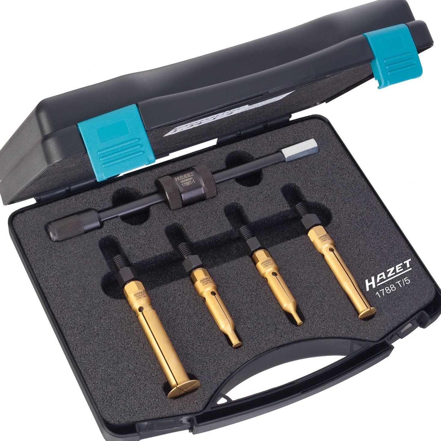 德国HAZET 内螺纹取出器组套 1788T/5 汽车维修专用工具