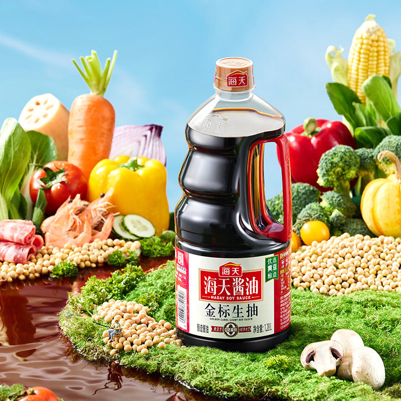 海天金标生抽1.28L黄豆酿造酱油家用大瓶装实惠炒菜烹饪凉拌调味,粮油调味/速食/干货/烘焙,酱油,淘宝优惠券,粉丝福利购,淘宝优惠卷