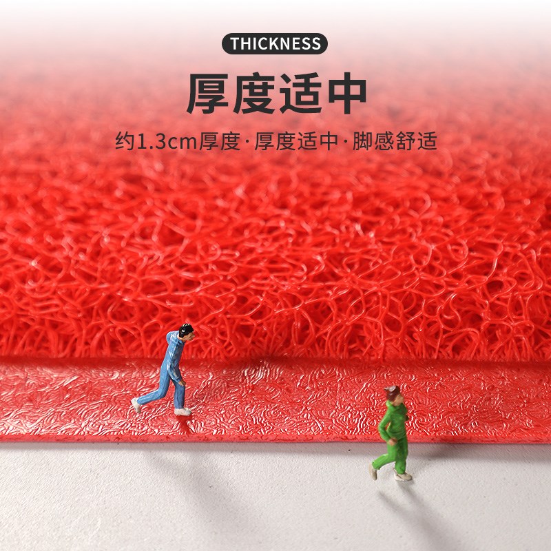 欢迎光临门垫商用迎宾进门地垫公司酒店门口丝圈脚垫商铺除尘地毯