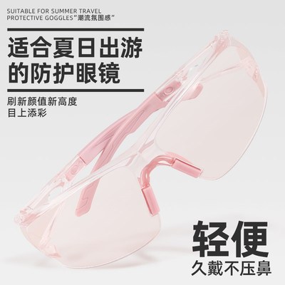 职安康护目镜防风沙防灰尘不起雾摩托车骑车防风防虫沙漠防沙眼镜