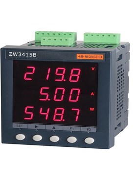 青智交直流电量表头ZW3414B/ZW3415B/ZW3414D单相交流综合电量表