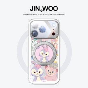 迪士尼适用于苹果17promax手机壳新款超火17promax防摔17旋转磁吸支架16高级感15支趣壳Q7达菲14可爱13保护套