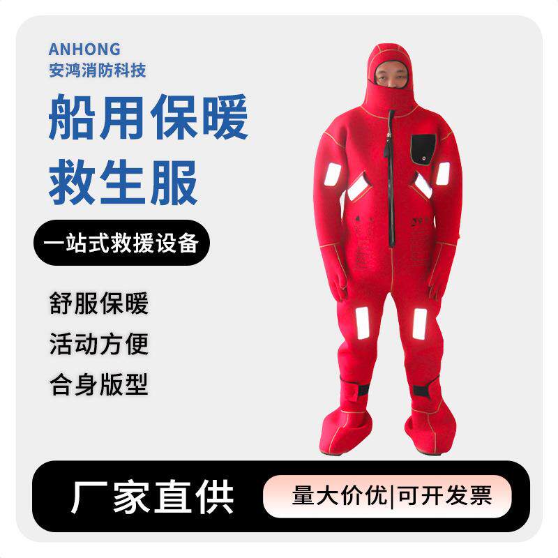 船用浸水保温服保暖防水救生衣DFB-II型船检CCS证水中作业耐寒服