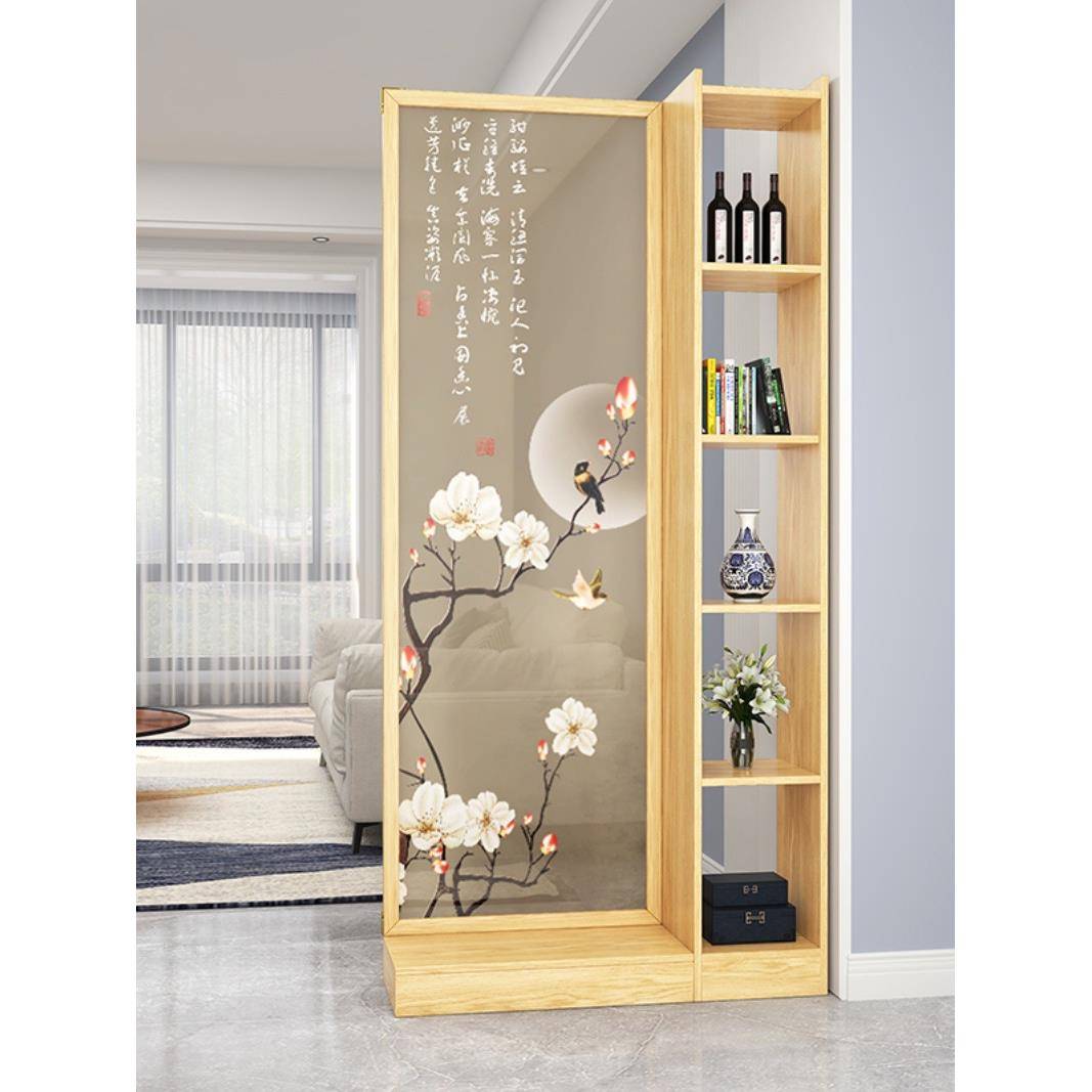 屏风隔断客厅正对大门玄关柜新中式装饰遮挡简约入户进门