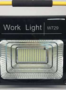 LED投光灯大功率户外工地灯USB直充泛光灯手提照明灯W729