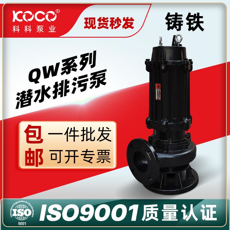 潜水排污泵380v化粪池沼气池泥浆泵工业级立式无堵塞大功率污泥泵