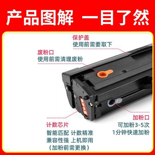 2P80M2071硒鼓XpressM2070M2020M2021M2023打印机墨粉盒D111S