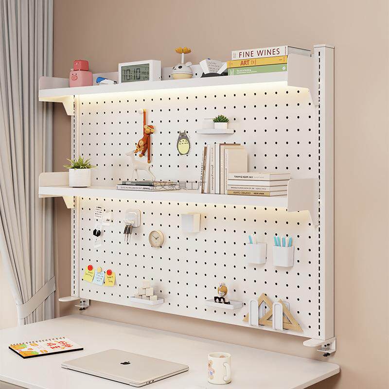 Bw1桌上铁艺洞洞板多层书架桌面置物架学生家用书