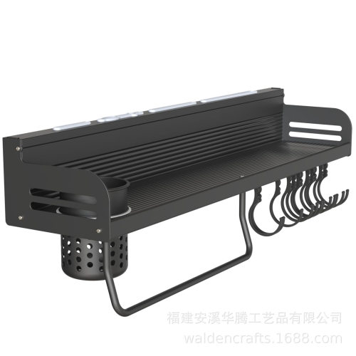 厨房调味瓶收纳架壁挂沥水置物调料架厨房用品多功能置物架