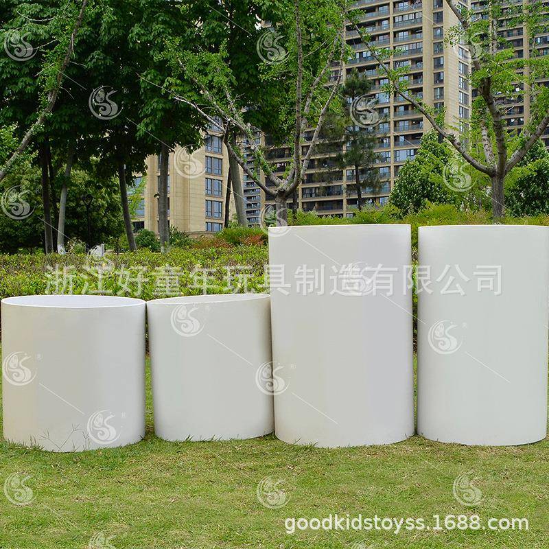 幼儿园安吉游戏户外PP玩具儿童大口径管平衡滚筒益智感统训练器材