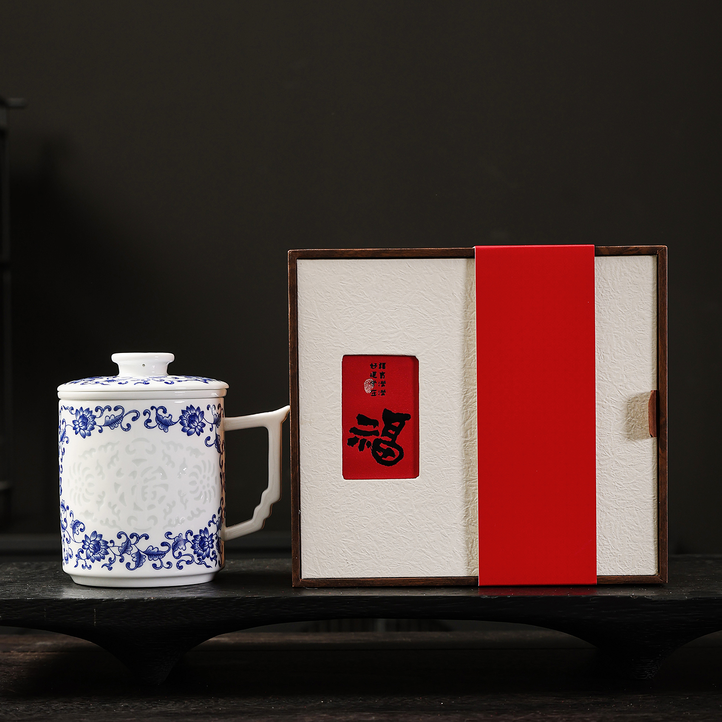 公司年会礼物玲珑办公杯礼盒装