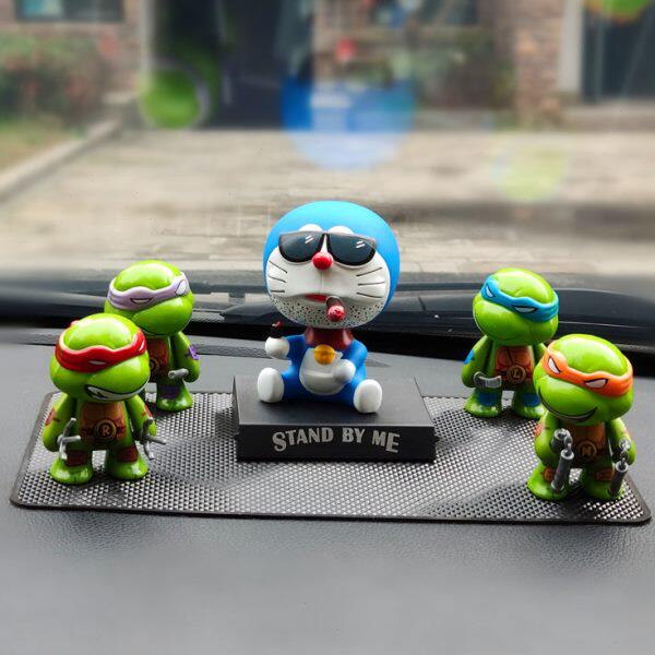 汽车摆件 车内摆件中控台小公仔忍者神龟创意网红摇头 车载装饰品