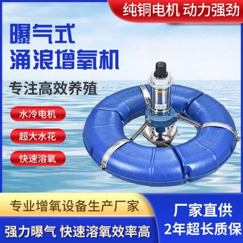 曝气增氧泵鱼塘增氧泵自动池塘增氧机涌浪增氧机养殖钓鱼塘增氧泵