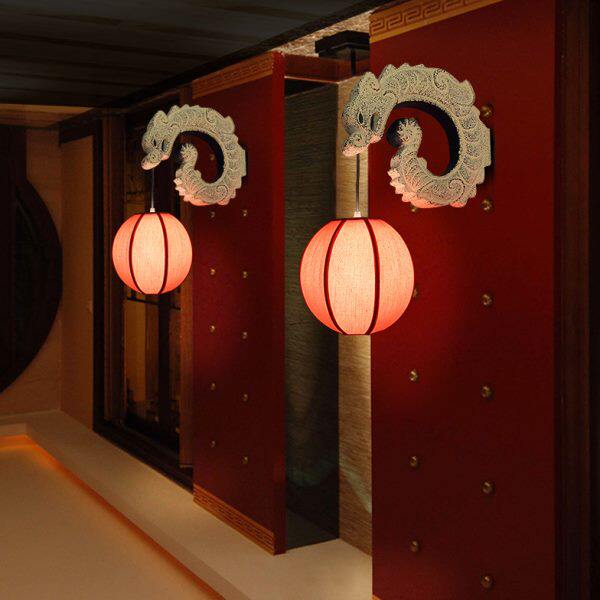 复古中式壁灯艺术装饰灯笼古典酒店茶楼会所走廊过道壁灯仿古灯具