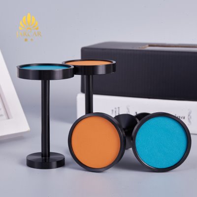 爵卡轻奢窗帘扣简约时尚皮革镶嵌圆挂钩北欧创意壁挂家用墙钩热销