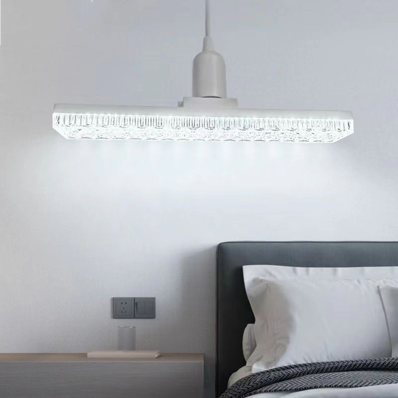 led灯泡110v新款长条灯螺口e27现代水晶室内节能灯螺纹灯条