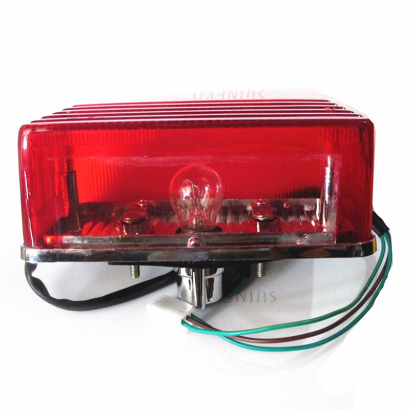 摩托车配件后尾灯铃木王GS125刀仔 钻豹HJ125刹车灯尾灯总成