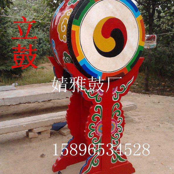 朝鲜鼓18寸20寸24寸1米立鼓太鼓牛皮战 韩式大鼓鼓架彩绘摆放陈列