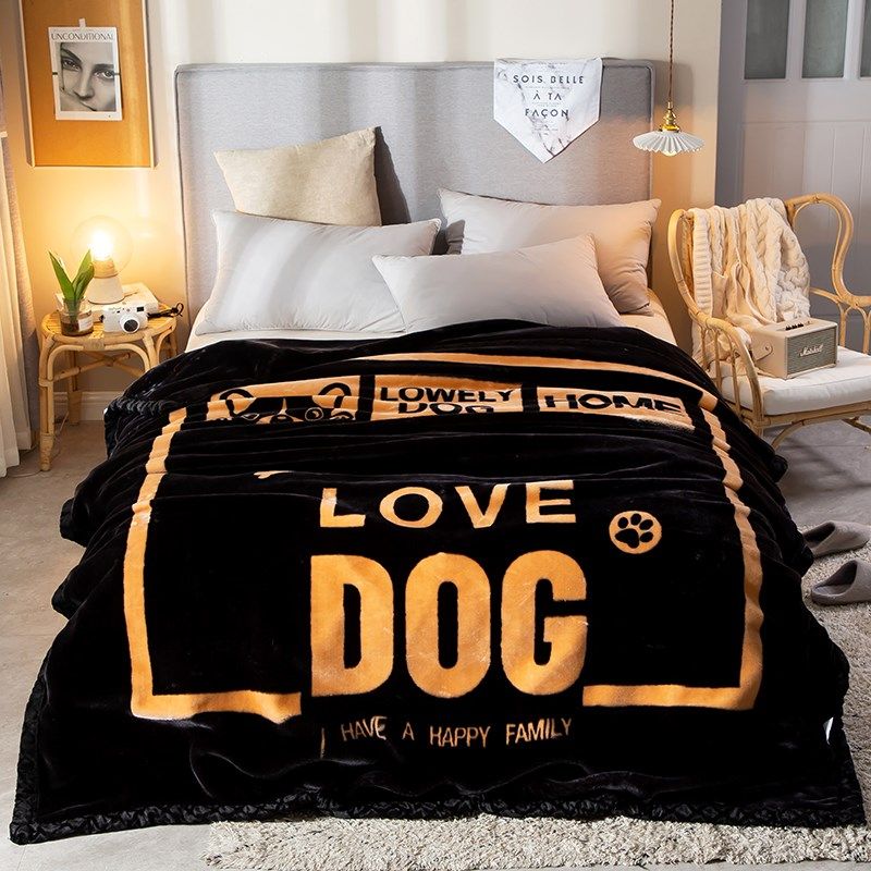 拉舍尔毛毯冬季加厚保暖珊瑚法兰绒毯子床单冬天被子单人宿舍学生