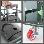 移动电缆盘绕线盘空盘卷线盘线缆盘拖线盘300 400米特大型绕线轴