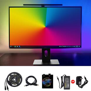 追光屏幕神光同步显示氛围灯电竞电视游戏流光溢彩灯带电脑背景灯