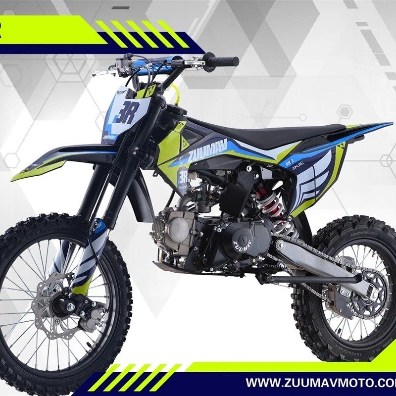 卒玛125CC越野车发动机K3K1RS3儿童新手特技车小高赛摩托山地林道