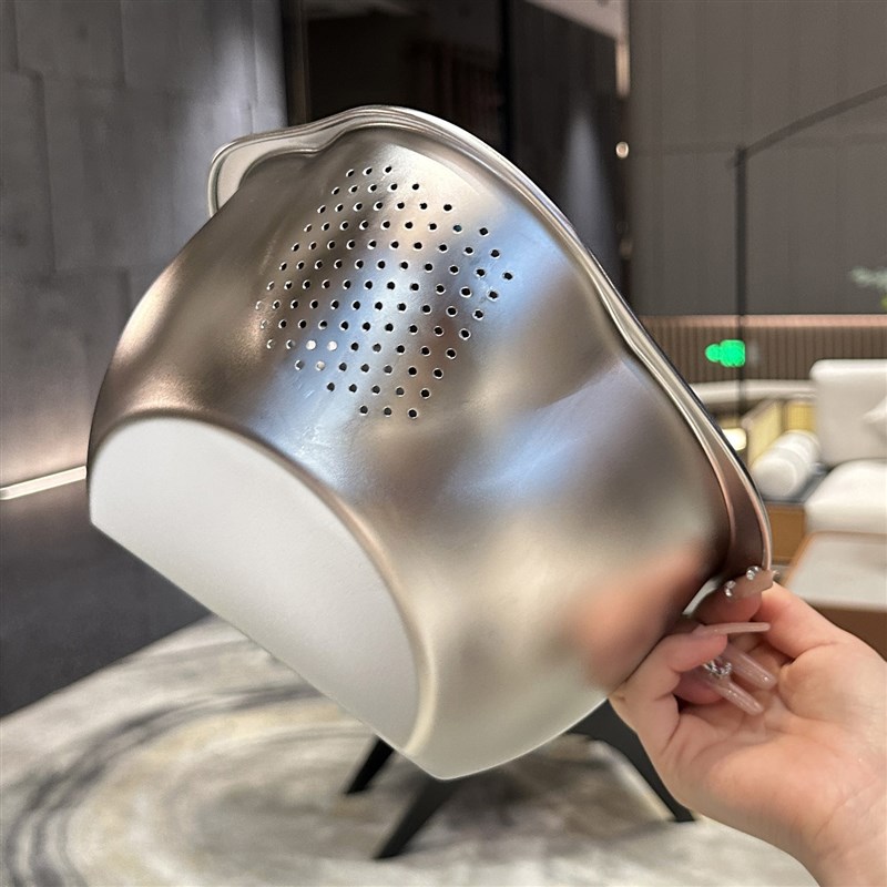 初口外贸单!这个发明我真的爱了!304不锈钢洗菜盆淘米篮漏盆