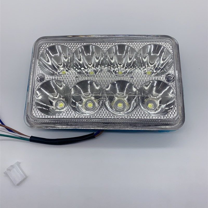 摩托车改装前大灯CG125CC跨骑车超亮大灯泡车头灯射灯8珠